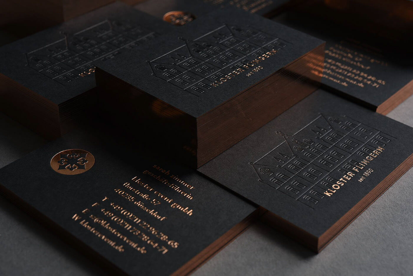 Kloster Flingern Visitenkarte